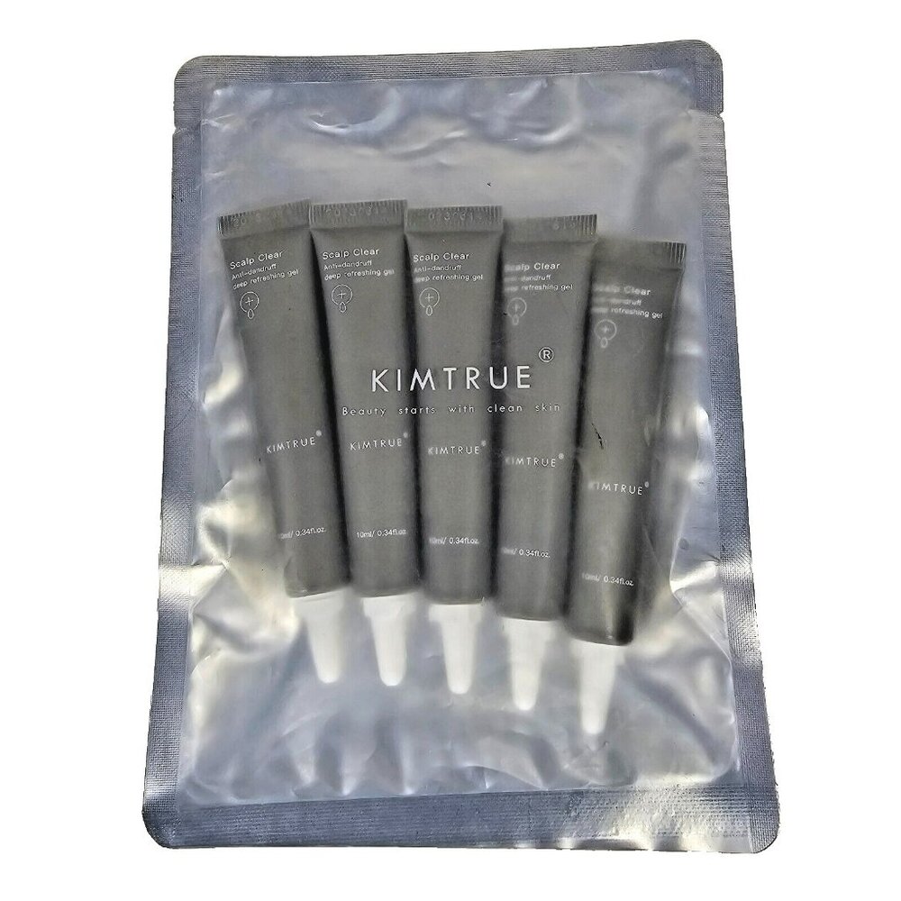 Kimtrue Scalp Treatment Anti Dandruff Deep Cleansing Gel 5pk .34oz NEW
